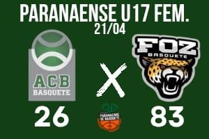 ACB X  FOZ BASQUETE